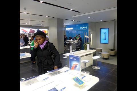 Samsung's Oxford Street store